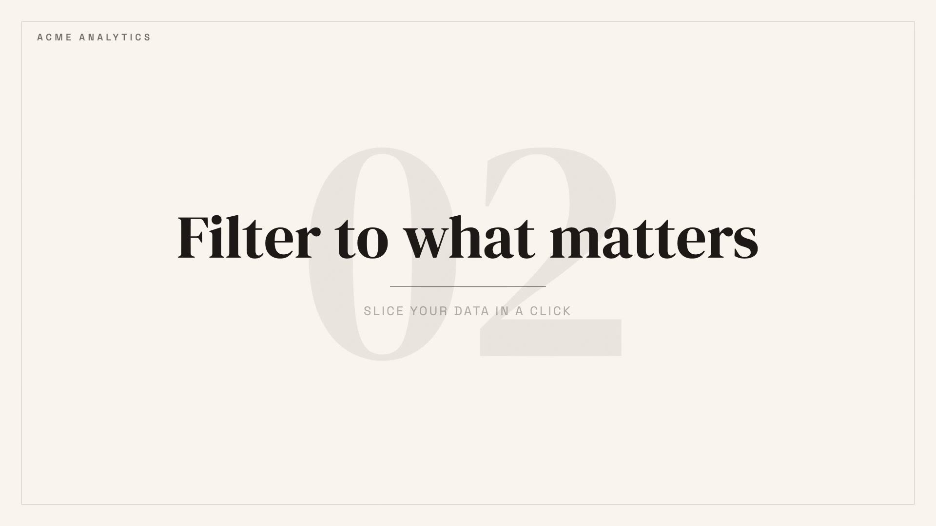 Editorial spotlight style